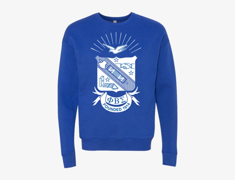 Phi Beta Sigma Bella Canvas Shield Sweatshirt - Phi Beta Sigma Logo, transparent png #2049495