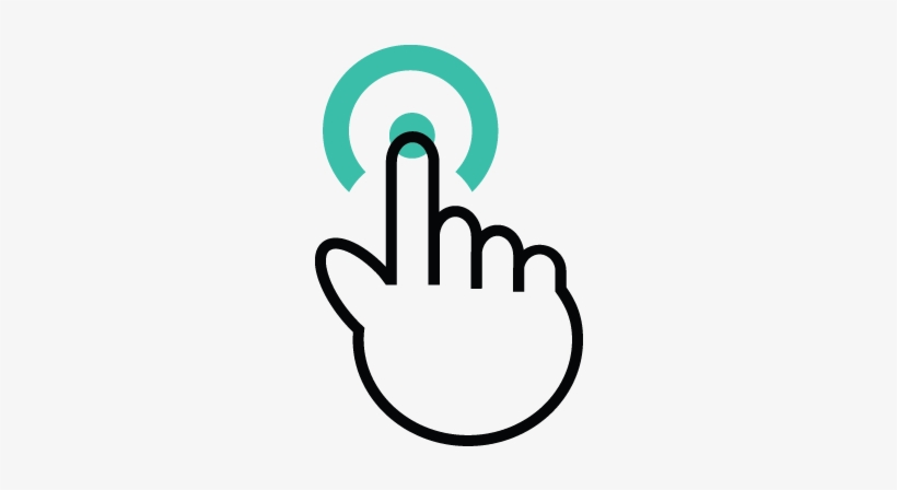 Hand Touch, Communication, Network Icon - Line Art, transparent png #2050036