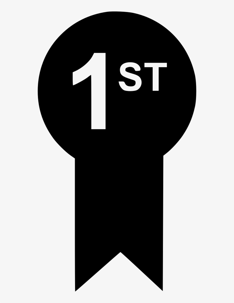 First Place Award Ribbon - First Icon Png White - Free Transparent PNG  Download - PNGkey