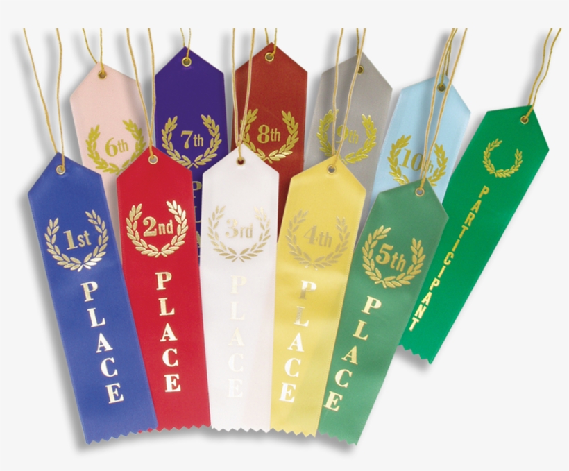 1st - 10th Place Ribbons, transparent png #2050481