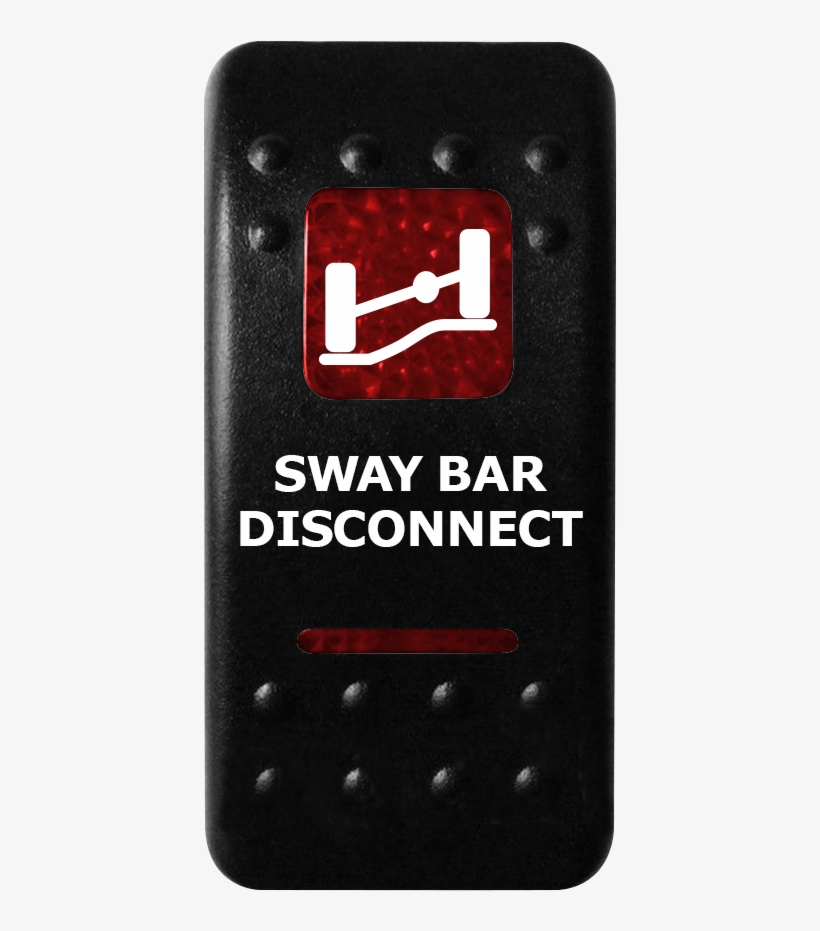Red Sway Bar Disconnect Edit - Rocker Switch For Sway Bar, transparent png #2050716