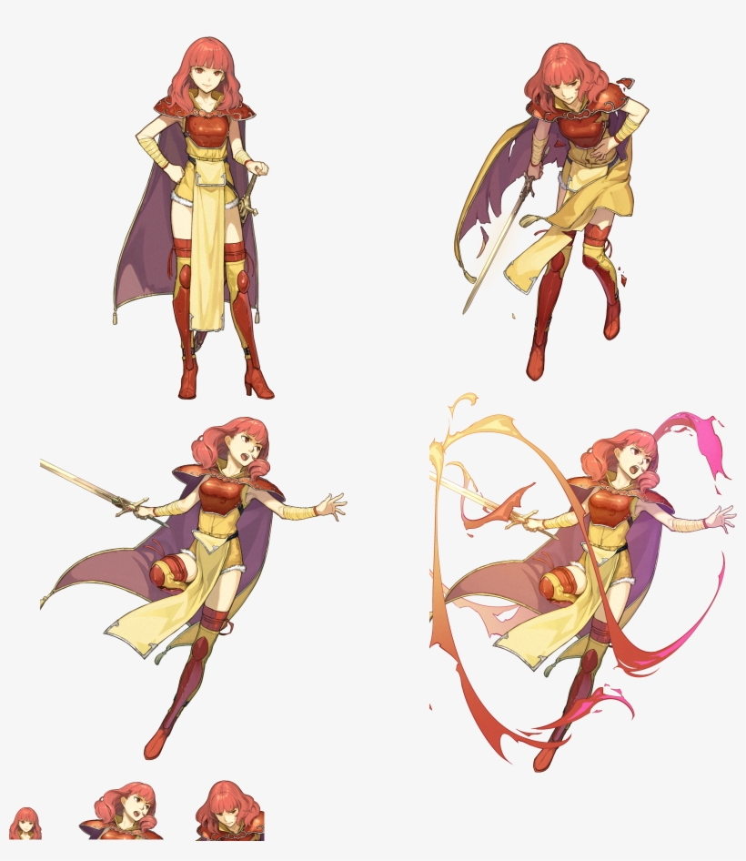 Click For Full Sized Image Celica - Fire Emblem Heroes Brave Celica, transparent png #2051505