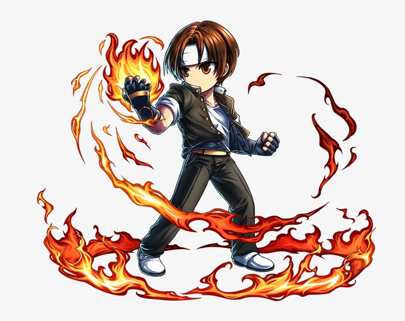 Kyo Kusanagi Brave Frontier Artwork - Rugal Bernstein, transparent png #2051806