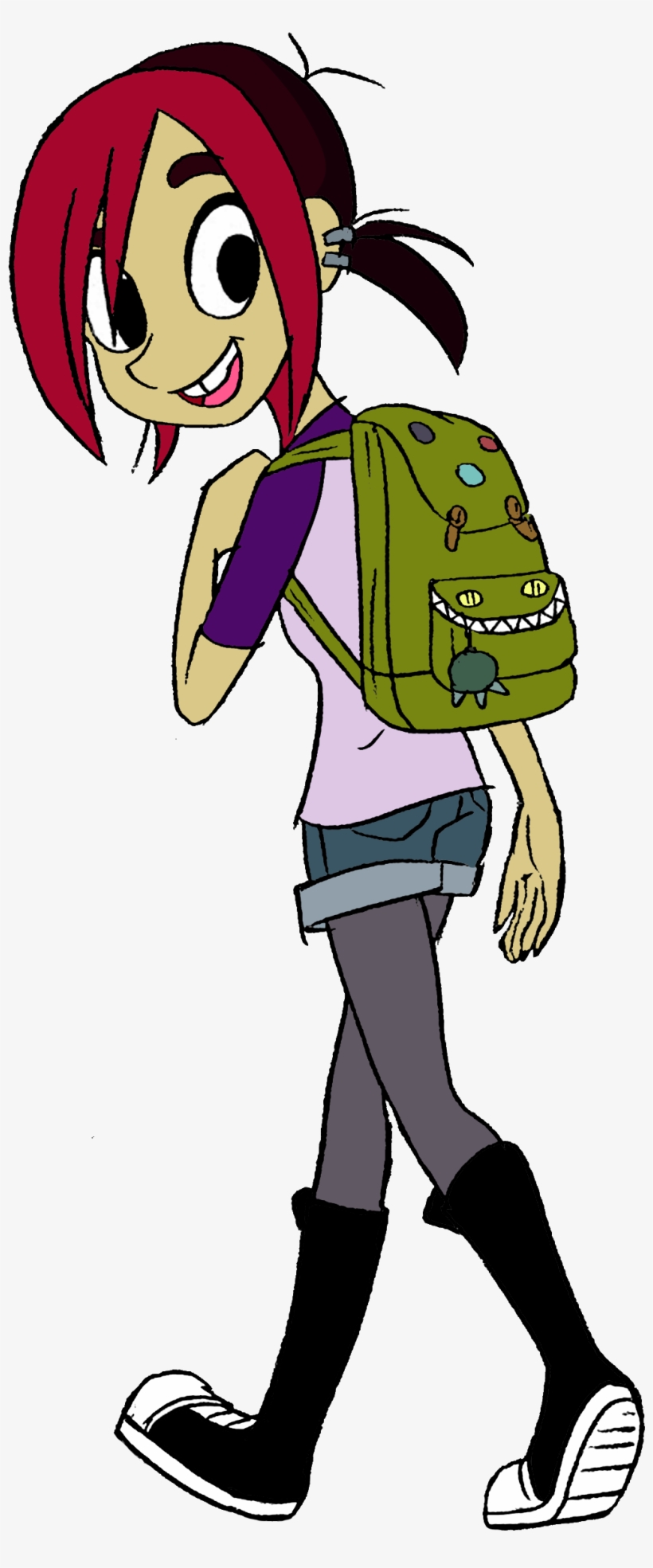 Mina Going To High School - Going To High School Clipart, transparent png #2051870