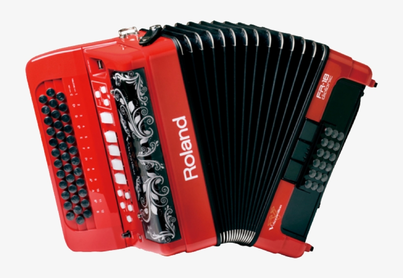 Accordion Free Download Png - Roland Fr-18d Rd, transparent png #2052672