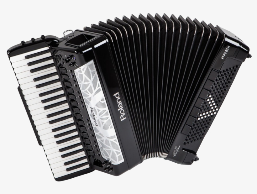 Accordion Png Image Background - Roland Fr 8x Bk V Accordion, transparent png #2052697