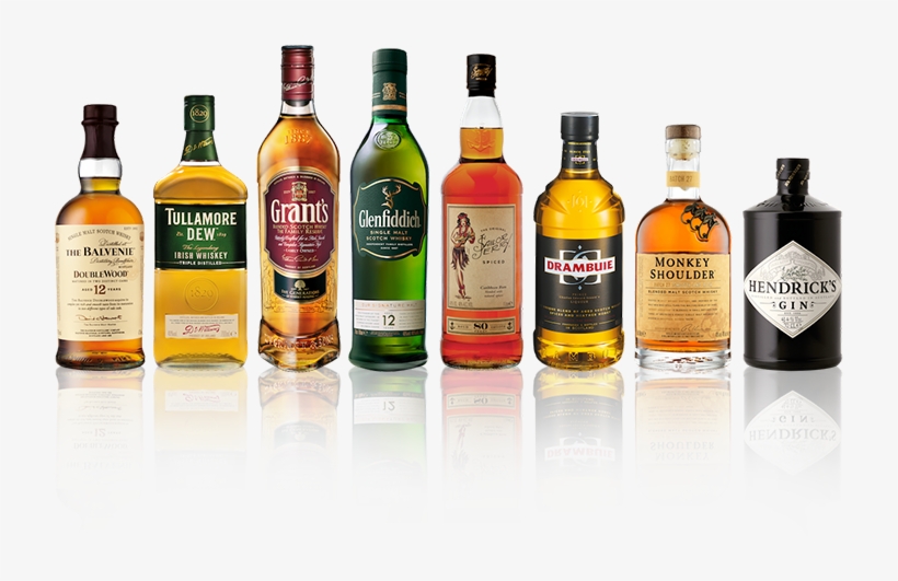 Bar Bottles Png Vector Free Library - Grants Scotch Whisky 1 Litre, transparent png #2053100