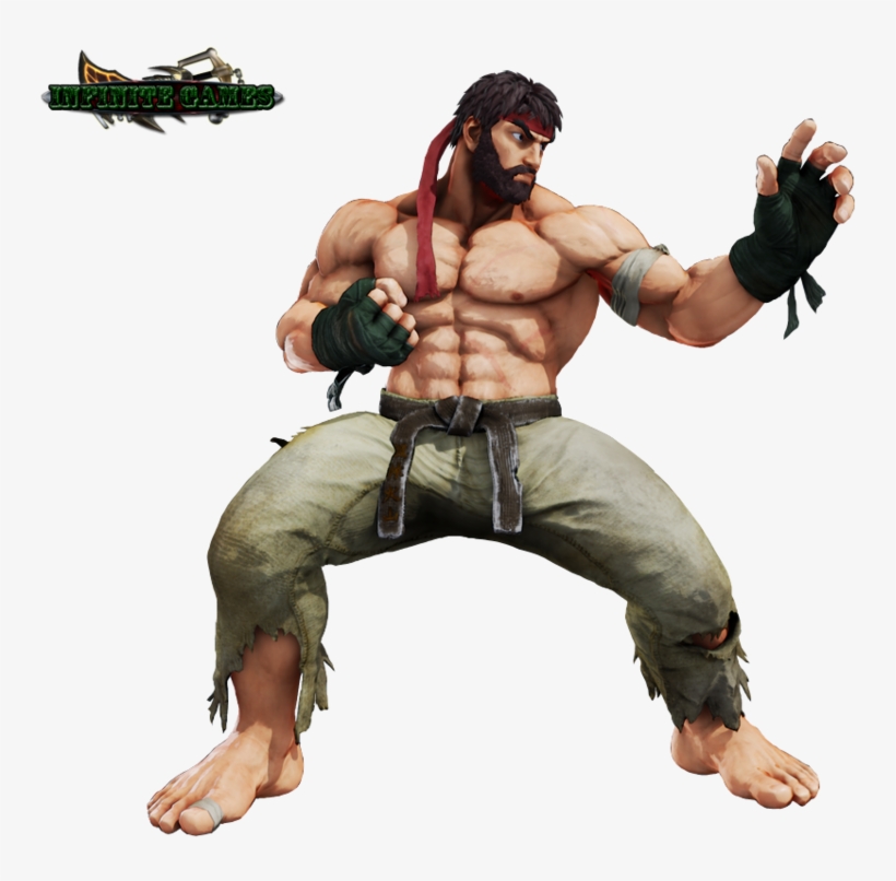 Ryu Street Fighter 5 Png Clip Freeuse Download - Street Fighter V Ryu Png, transparent png #2053106