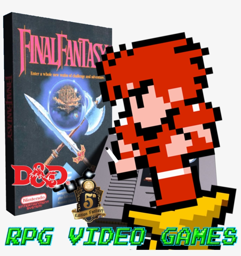 Final Fantasy D&d 5e Fighter - Final Fantasy 1, transparent png #2053237