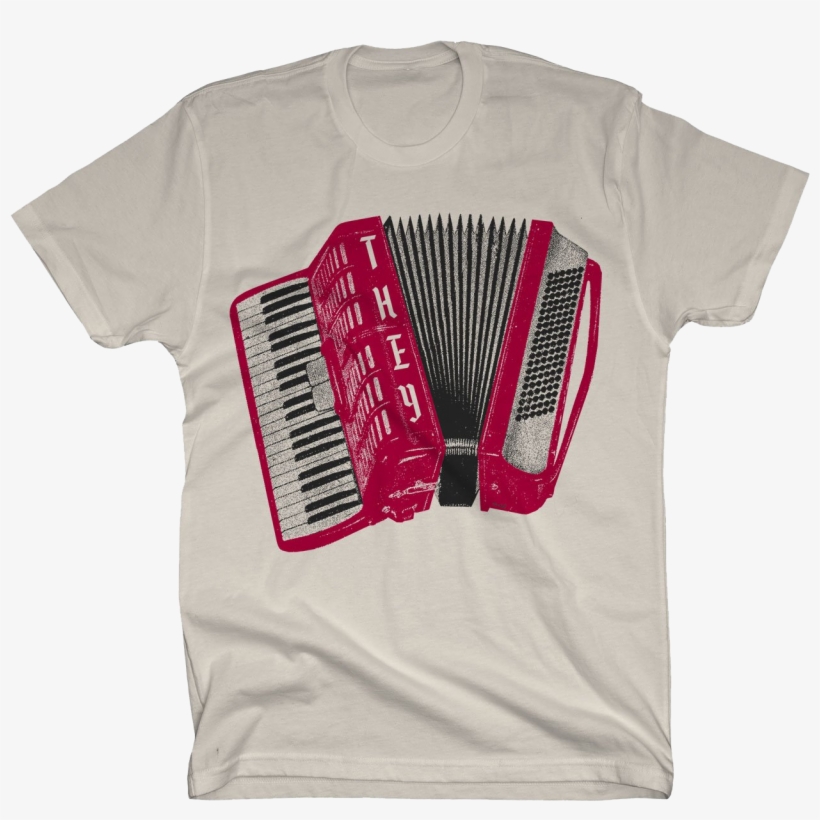 Air Accordion On Natural T-shirt - They Might Be Giants No Shirt, transparent png #2053311