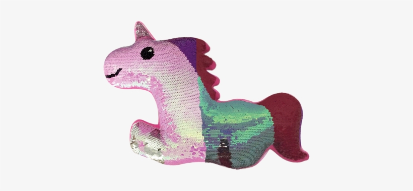 Picture Of Magical Unicorn Reversible Sequin Pillow - Iscream Unicorn Reversible Sequin Pillow, transparent png #2053869