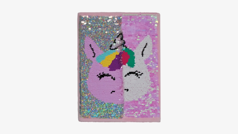 Picture Of Unicorn Reversible Sequin Journal - Bear Reversible Sequin, transparent png #2053882