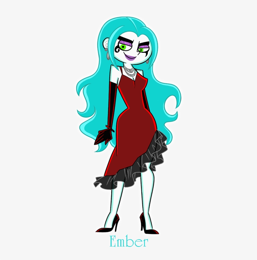 Ember Mclain Weaing Red Dress-ls928 - Ember Mclain Hair Down, transparent png #2055270