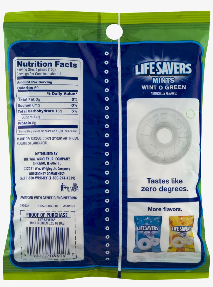 Life Savers Mints Wintergreen 6.25 Oz, transparent png #2055745