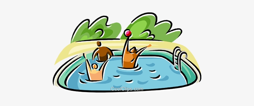 People In A Swimming Pool Royalty Free Vector Clip - Pool Clip Art, transparent png #2056041