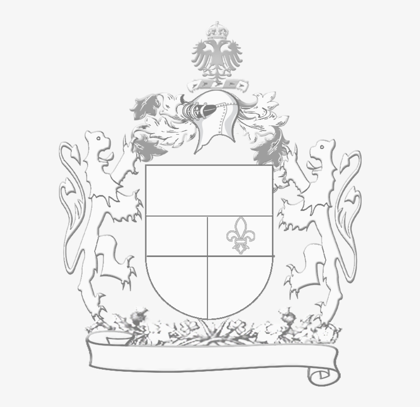File - Coat-elements - Canadian Coat Of Arms Outline, transparent png #2056063
