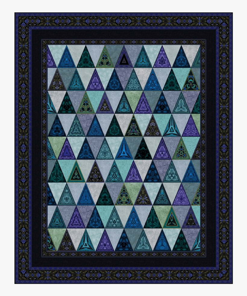 Thousand Pyramids Quilt - Intelligentsia, transparent png #2056300