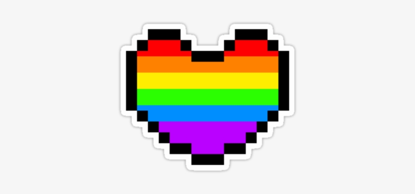 Png Love Gay Image - Imagenes De Corazon Pixelado, transparent png #2056529