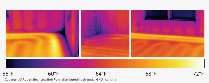 Thermography Low Temperature Radiant Heating - Floor Heating Temperature, transparent png #2056796