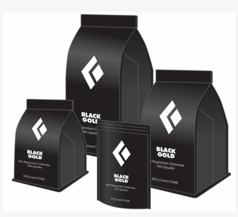 Black Diamond Black Gold Chalk - Black Diamond Climbing, transparent png #2056817