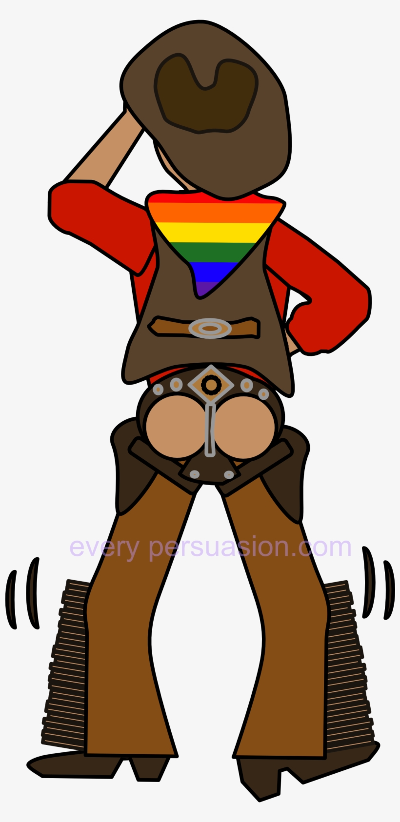 Image Of Gay Cowboy - Gay Cowboy Png, transparent png #2056961