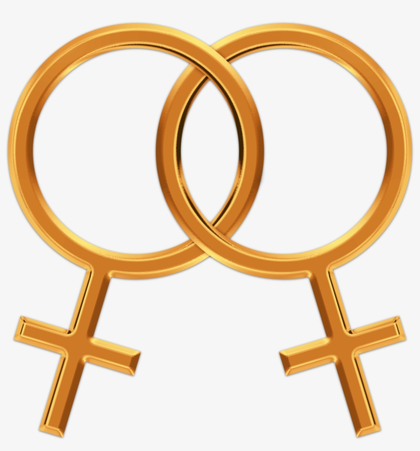 Gay Lesbian Symbol Homosexual 631963 - Lesbian Symbol Svg, transparent png #2057007
