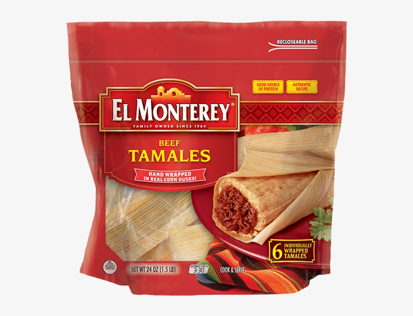 6-count Tamales - El Monterey Taquitos, Chicken - 21 Taquitos, 21 Oz, transparent png #2057053