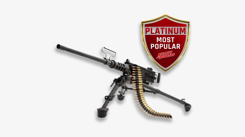 Included In The Platinum Package - Machine Gun, transparent png #2057371