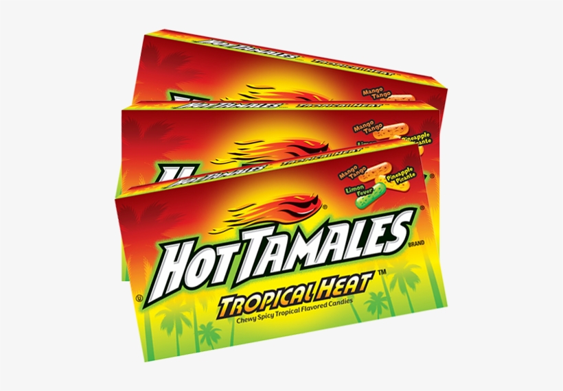 Hot Tamales Tropical Heat Chewy Candies - Hot Tamales Flavored Candies, Tropical Heat - 5 Oz, transparent png #2057396
