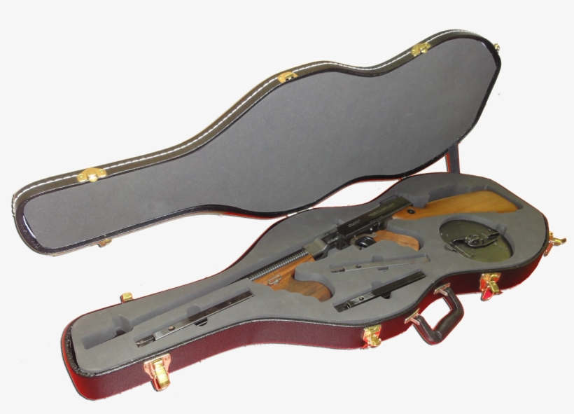 Guitar Case Thompson Machine Gun - Thompson Machine Gun Guitar Case, transparent png #2057510