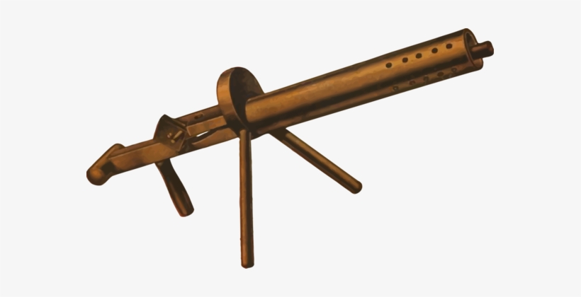 Thompson Submachine Gun Ranged Weapon Stock - Machine Gun Clipart, transparent png #2057723