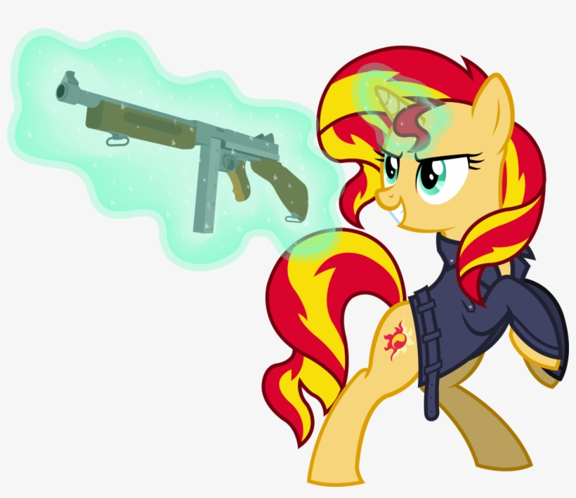 Outlawedtofu, Clothes, Fallout, Fallout Equestria, - Mlp Fim Sunset Shimmer Vector, transparent png #2057798