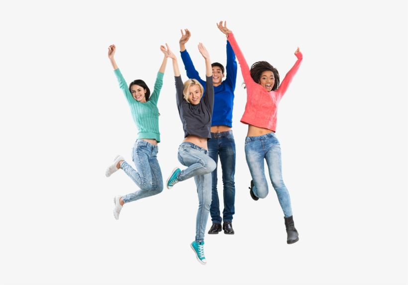 Contact - Group Jumping Png, transparent png #2057973