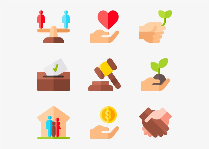 Free Icons Free Peace Human Rights - Human Rights Vector Png, transparent png #2058076