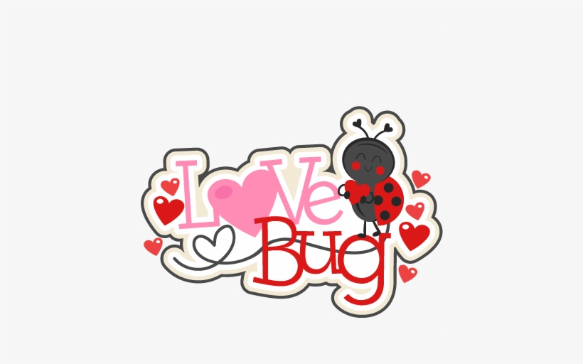 Love Bug Title Svg Scrapbook Cut File Cute Clipart - Love Bug Clipart, transparent png #2058368