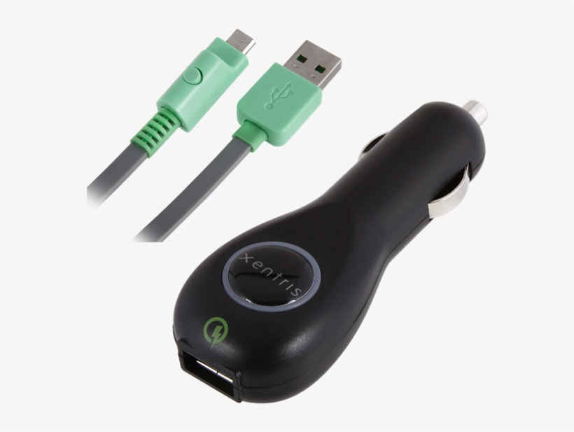 Xentris Chargers Featuring Qualcomm® Quick Charge™ - Xentris Power Adapter - Car, transparent png #2058409
