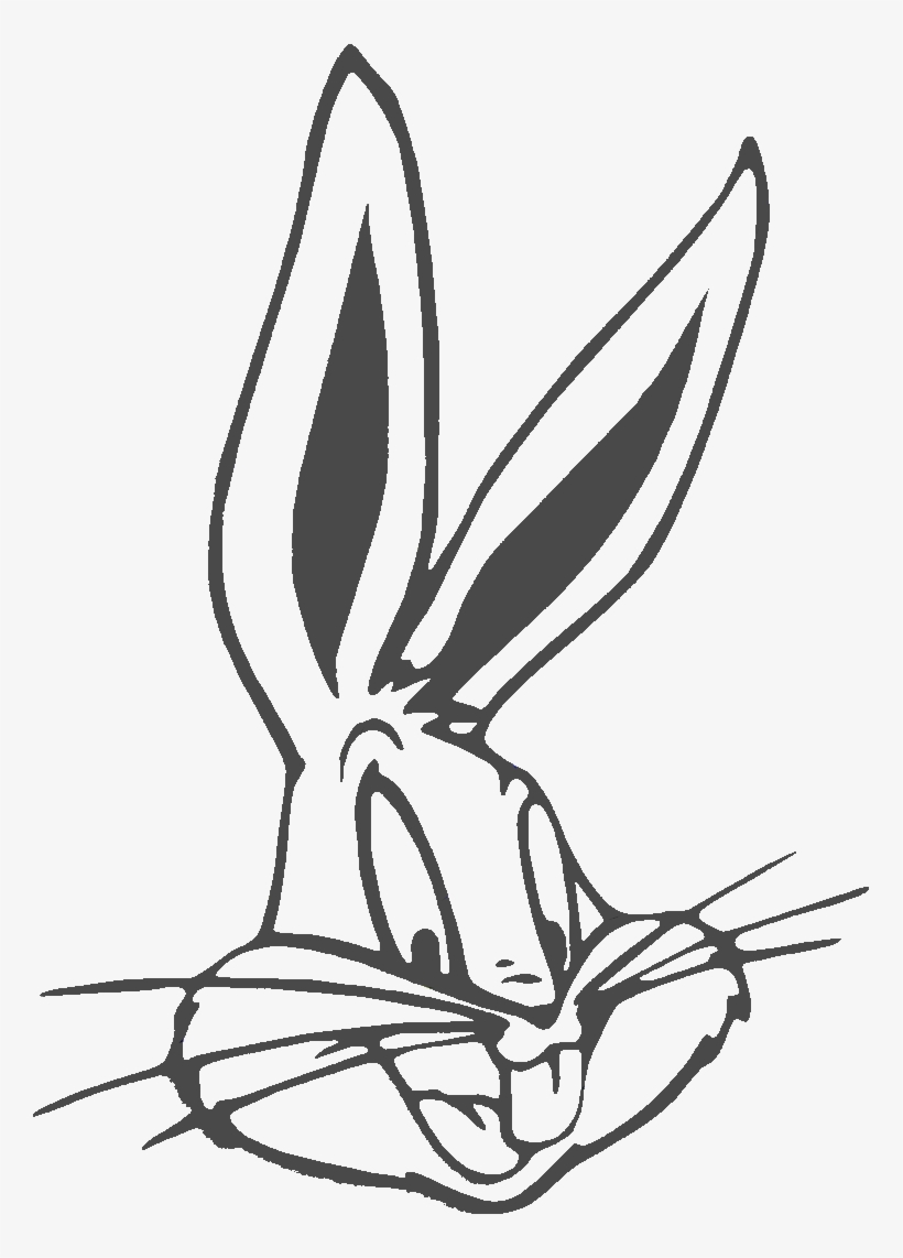 Bugs Bunny Head Clip Art - Bugs Bunny Head Drawing, transparent png #2058473