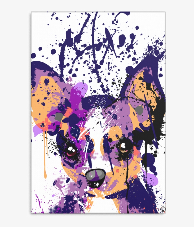Chihuahua Canvas A1 - Don ́t Worry, It ́s Not My Blood Shopping Tasche Jutebeutel, transparent png #2058575
