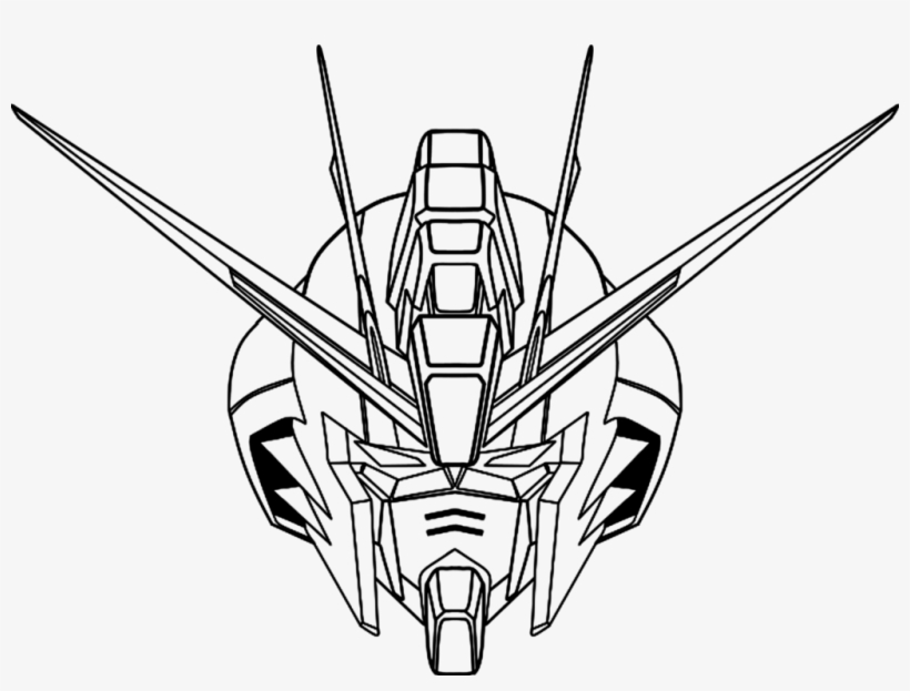 Gundam Head Png - Strike Freedom Gundam Head, transparent png #2058766