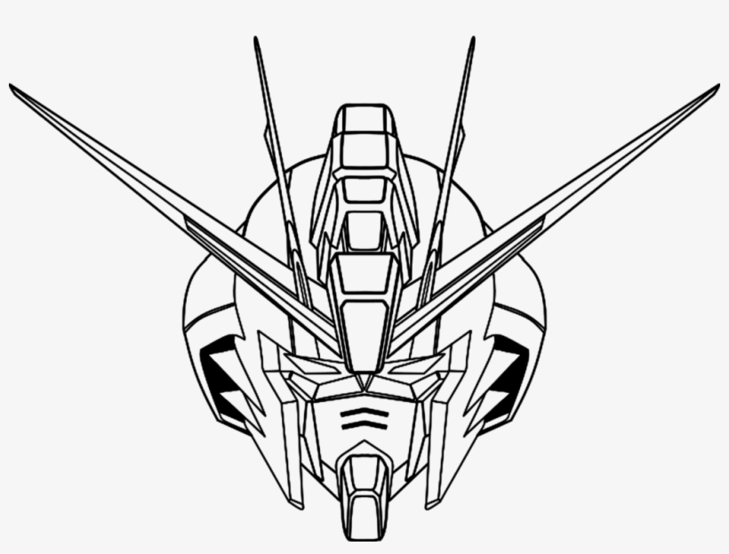 Gundam Head Png - Strike Freedom Gundam Head, transparent png #2058766