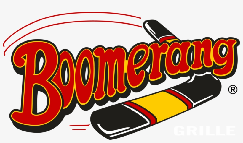 Boomerang Grille Logo White Grille, transparent png #2058918