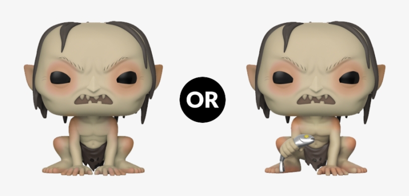 Vinyl Lord Of The Rings - Gollum Funko Pop Chase, transparent png #2059166