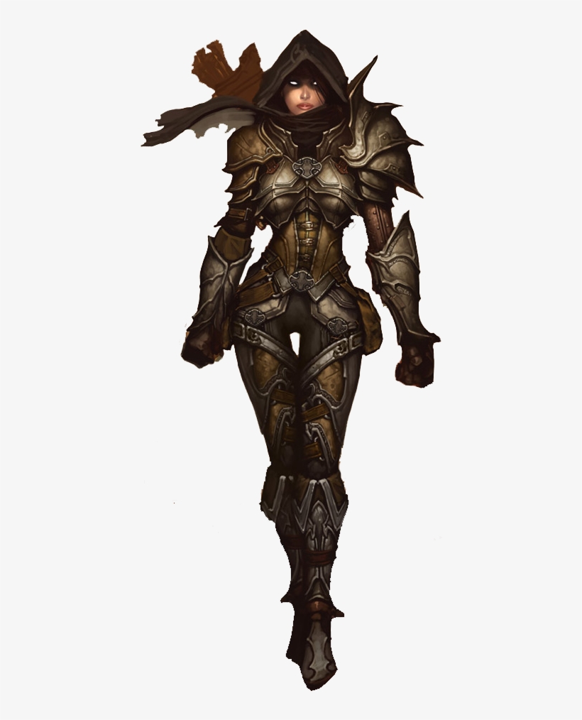Diablo 3 Demon Hunter Png - Female Demon Hunter Diablo Iii, transparent png #2059537