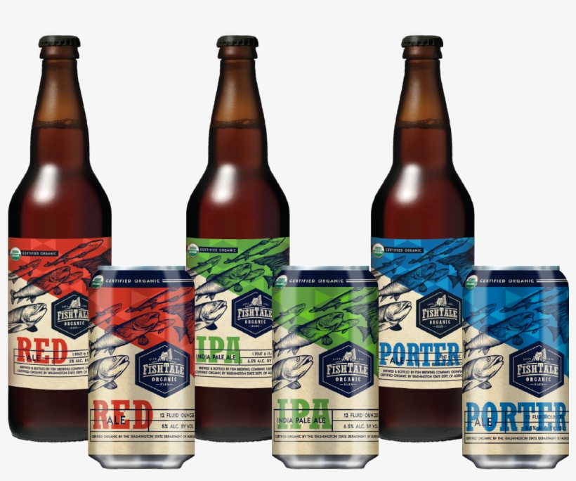 Fta Organic All Products - Fish Tale Beer, transparent png #2059584