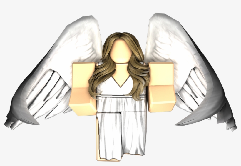 Lazywolfiee On Twitter - Angel Roblox, transparent png #2060028