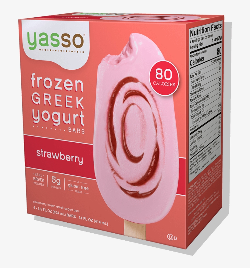 Strawberry Ice Cream Just Got The Pink Slip - Yasso Frozen Yogurt Strawberry, transparent png #2060075