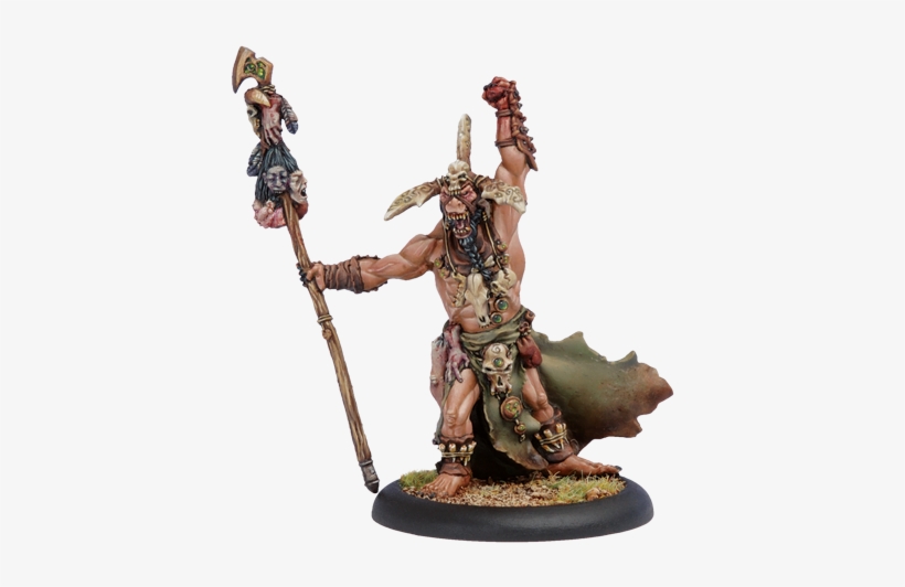 Tharn Ravager Shaman - Hordes Tharn Ravagers, transparent png #2060510