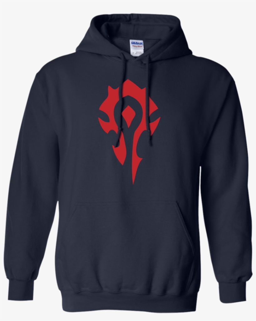 Gaming For The Horde Shirt Hoodie Minimize Shop Png - Gildan Hoodie 18500 Navy, transparent png #2060660