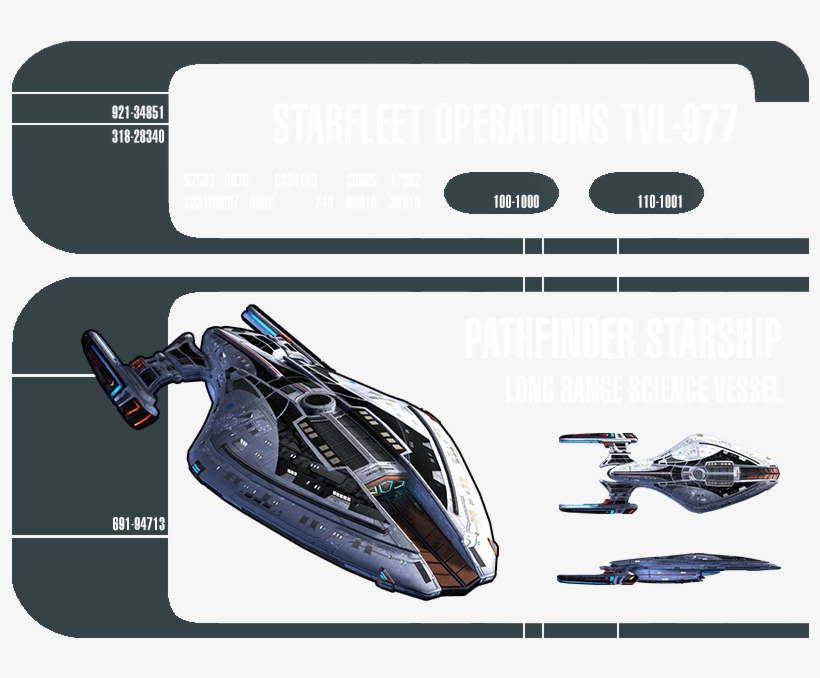 Pathfinder-class - Star Trek Pathfinder Class, transparent png #2060937