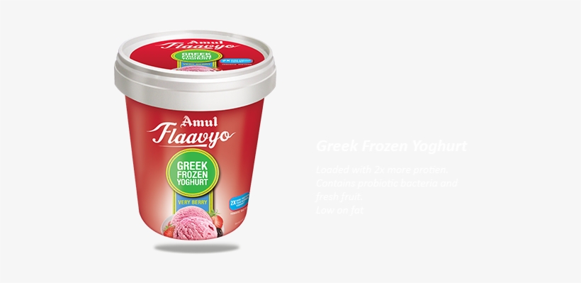 Greek Frozen Yogurt - Amul Frozen Yogurt, transparent png #2060940